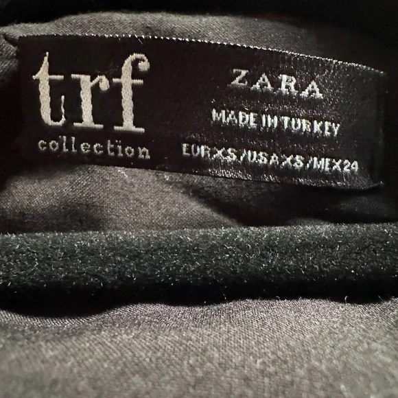 Zara TRF Collection Black Floral Collared V-neck Wrap Romper Size S - Picture 10 of 12